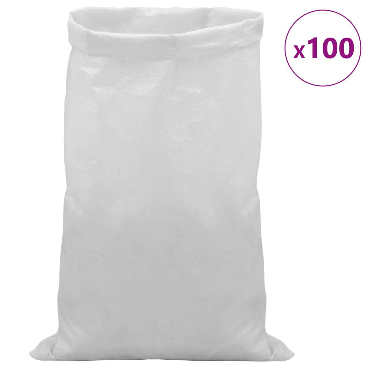 Woven Sacks White PP 100 60 cm 110 cm
