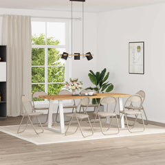 Folding Chair Faux Leather in Sand