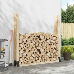 vidaXL Firewood Stack Aid 2 pcs Anthracite 34 x 10 x 15 cm Steel 1