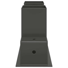 vidaXL Firewood Stack Aid 2 pcs Anthracite 34 x 10 x 15 cm Steel 5