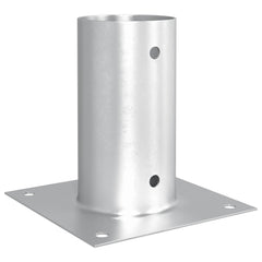 vidaXL Round Ground Anchor 12 pcs Silver 15 x 15 x 15 cm Metal 2