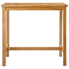 Bar Table Natural Solid-Teak 110 cm 60 cm