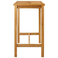 Bar Table Natural Solid-Teak 110 cm 60 cm