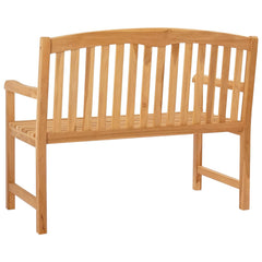 vidaXL Handcarved Rose Bench 114 x 60.5 x 95 cm Solid Teak Wood 5