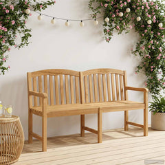 vidaXL Handcarved Rose Bench 179.5 x 61 x 90 cm Solid Teak Wood 1