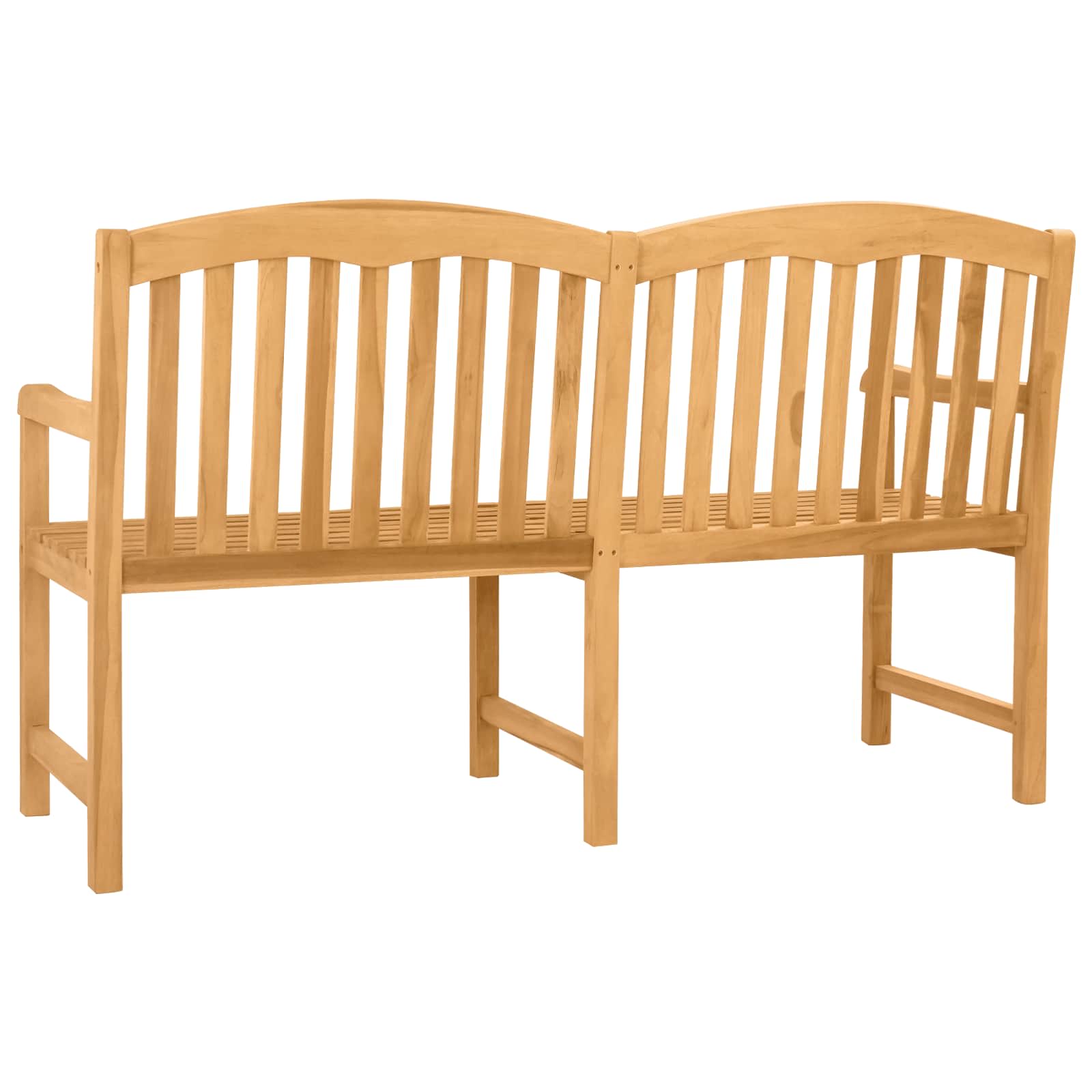 vidaXL Handcarved Rose Bench 179.5 x 61 x 90 cm Solid Teak Wood 5