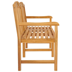 vidaXL Handcarved Rose Bench 150.5 x 60 x 95 cm Solid Teak Wood 5