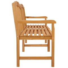 vidaXL Handcarved Rose Bench 180.5 x 60 x 96 cm Solid Teak Wood 4