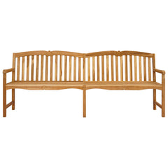 vidaXL Handcarved Rose Bench 228 x 61 x 94.5 cm Solid Teak Wood 3