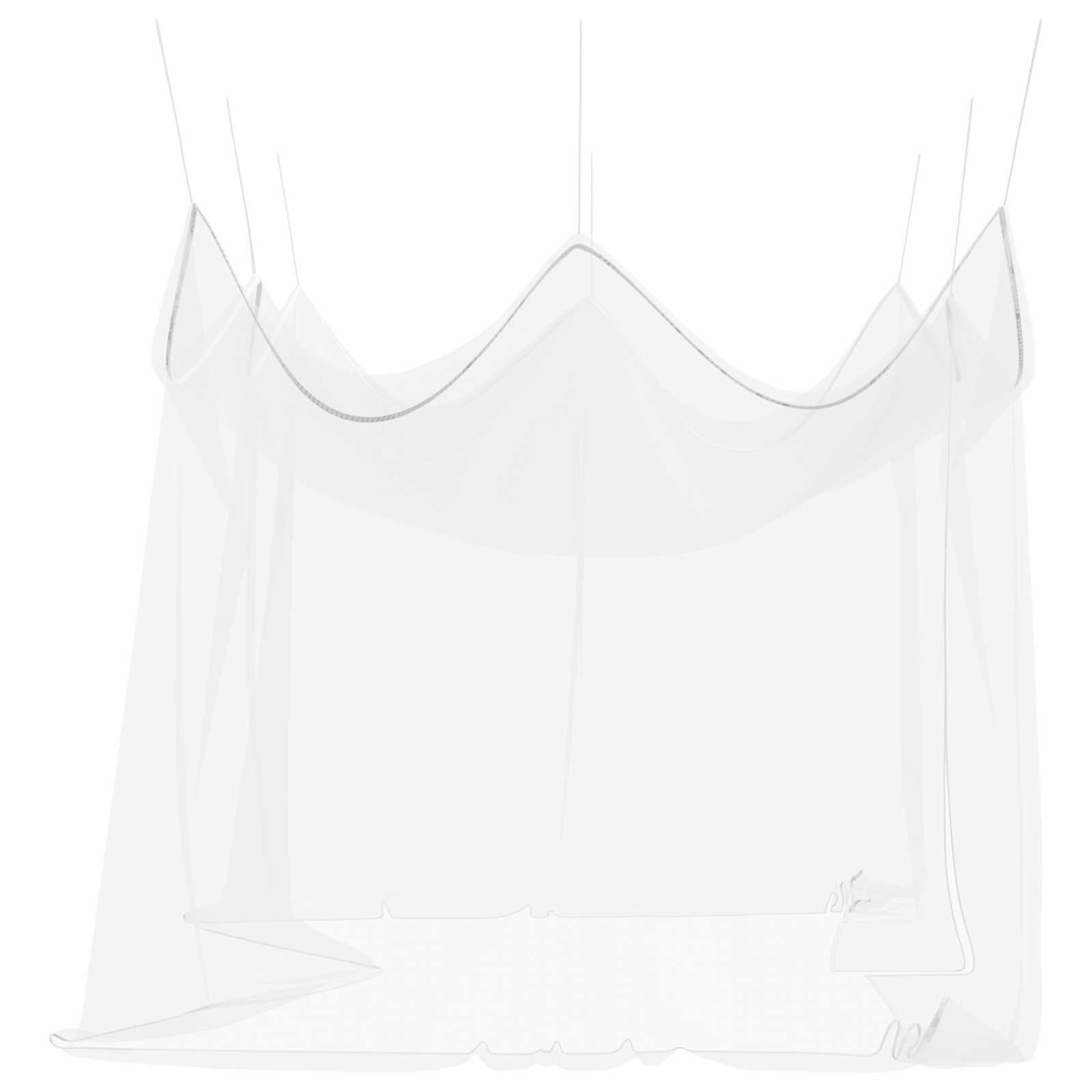 vidaXL Garden Mosquito Net 220 mesh White 3 x 4.5 x 2.5 m Polyester 5