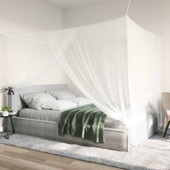 vidaXL Mosquito Net for Bed 3 pcs 156 mesh White 220 x 200 x 210 cm 4