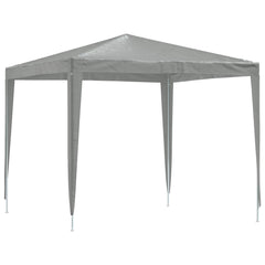 vidaXL Party Tent 250 x 250 x 240 cm Light Grey PE and Steel 2