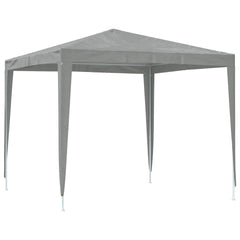 vidaXL Party Tent 250 x 250 x 240 cm Light Grey PE and Steel 5