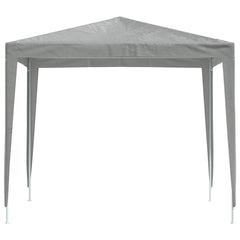 vidaXL Party Tent 250 x 250 x 240 cm Light Grey PE and Steel 3