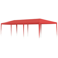 Party Tent PE 3 x 9 m Red