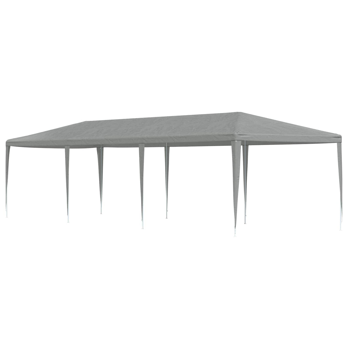 Party Tent PE 3 x 9 m Light grey