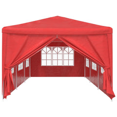 vidaXL Party Tent 900 x 300 x 255 cm Red PE and Steel 2