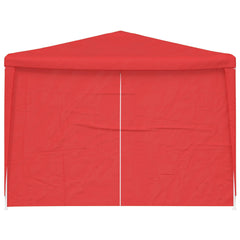 vidaXL Party Tent 900 x 300 x 255 cm Red PE and Steel 3