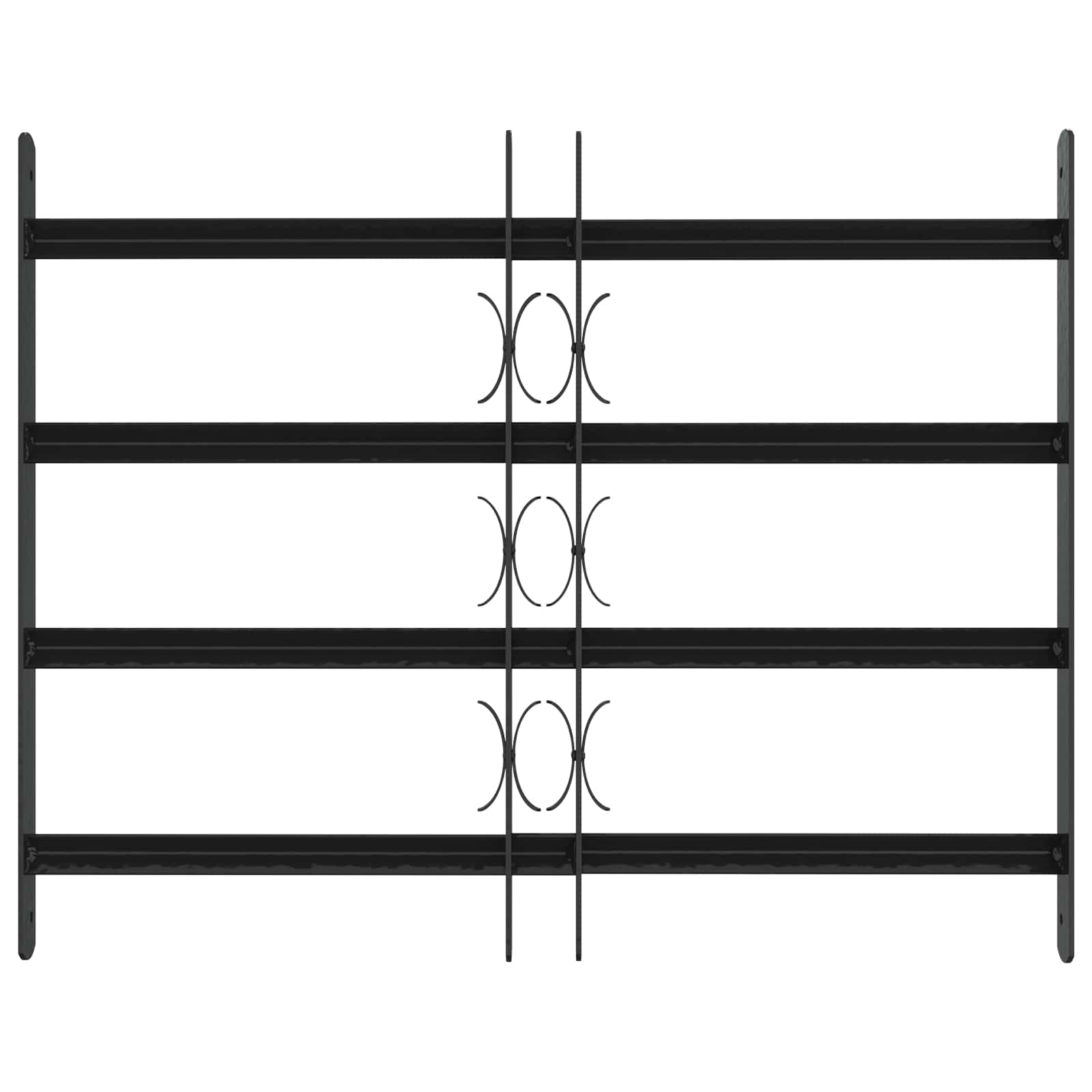 vidaXL Security Grille for Windows with 4 Crossbars 3 pcs 43-74 cm 3