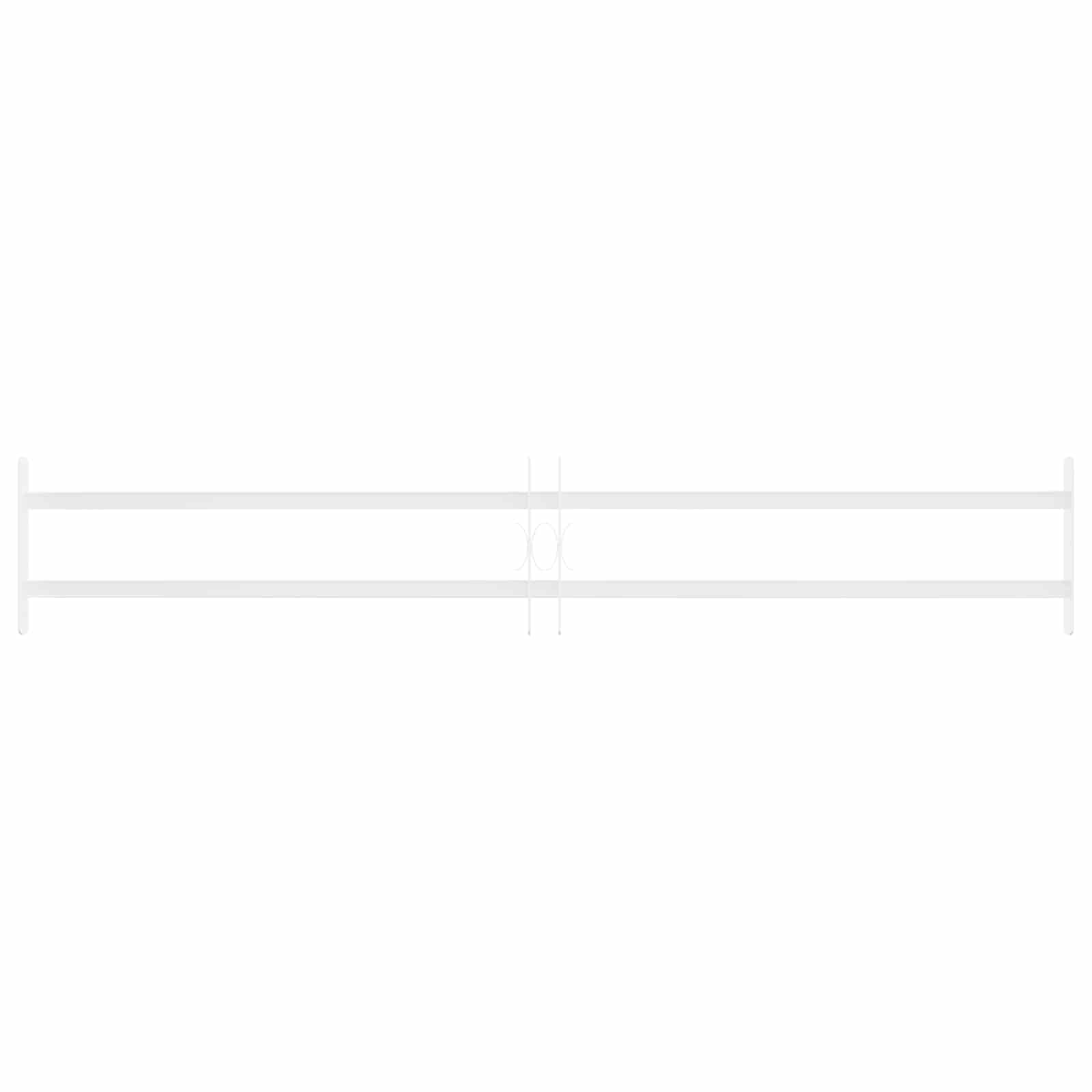 vidaXL Security Grille for Windows with 2 Crossbars 93-174 cm 2