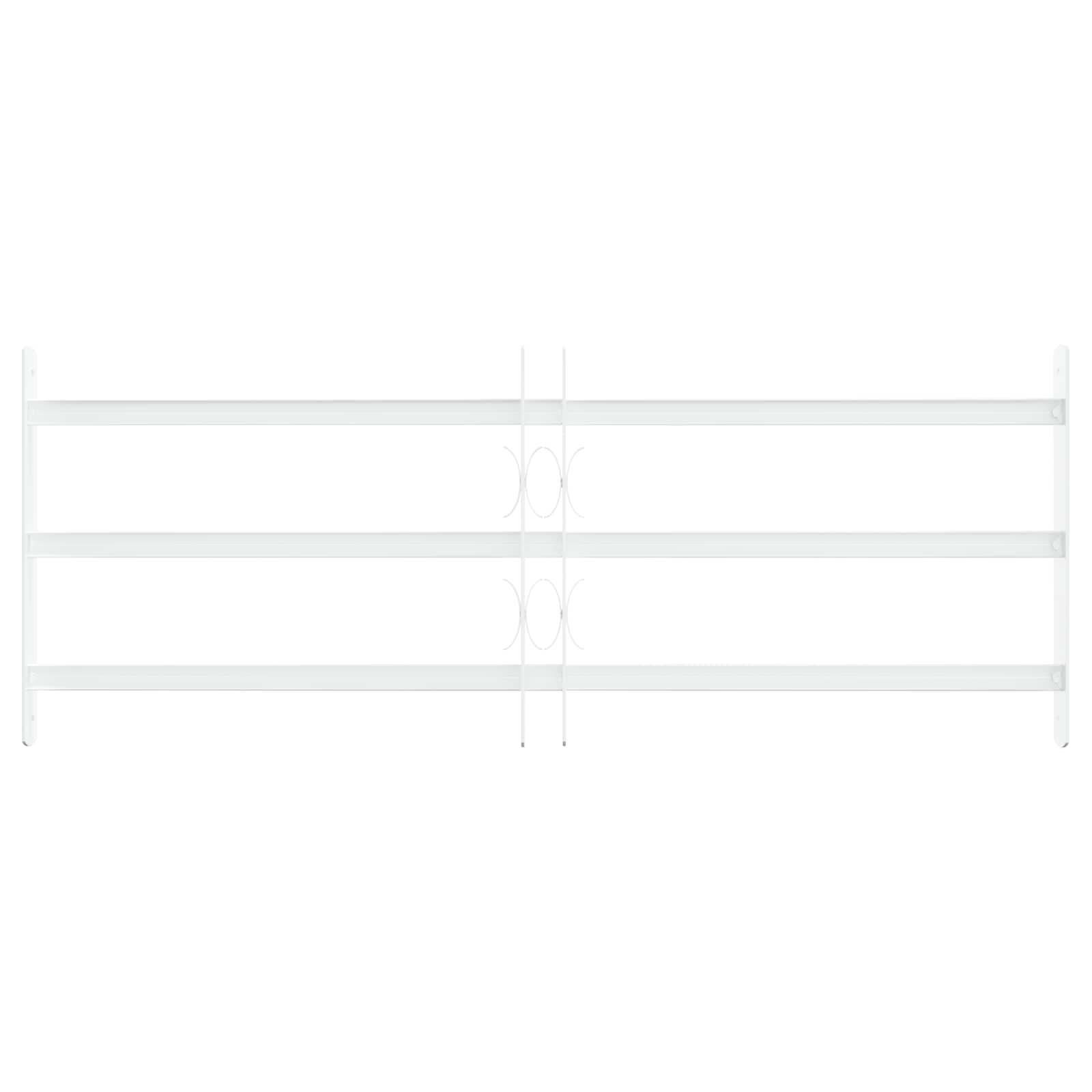 vidaXL Security Grille for Windows with 3 Crossbars 63-114 cm 2