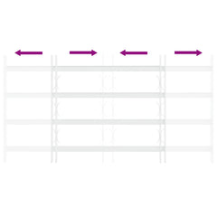 vidaXL Security Grille for Windows with 4 Crossbars 63-114 cm 5