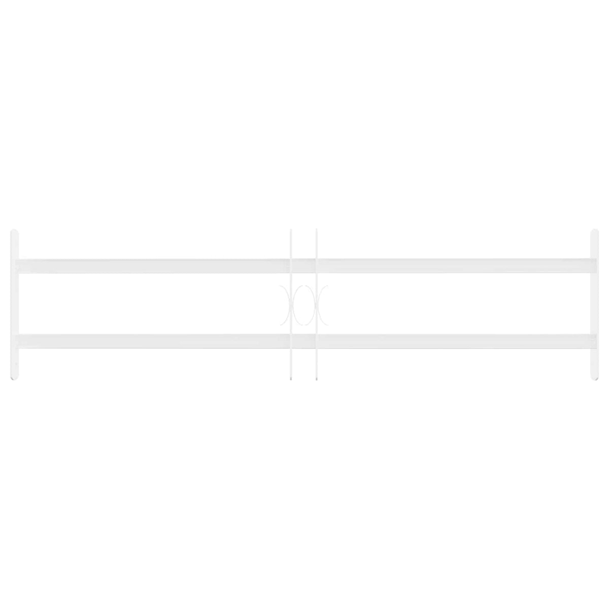 Security Grille for Windows 63-114 cm 2 crossbars 3