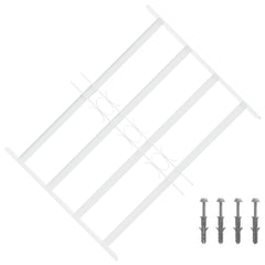 vidaXL Security Grille for Windows with 4 Crossbars 3 pcs 43-74 cm 1