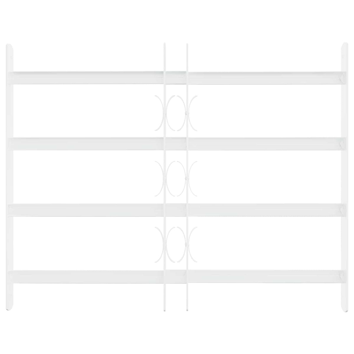 Security Grille for Windows 43-74 cm 4 crossbars 3