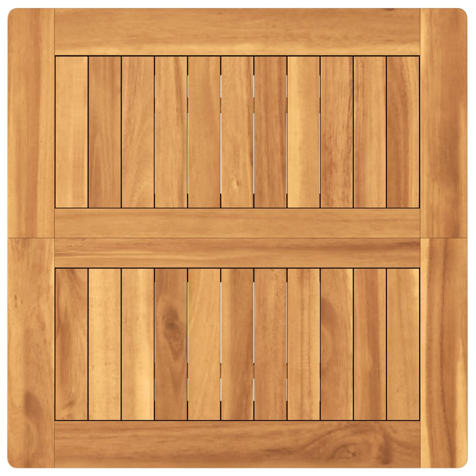 vidaXL Outdoor Bar Set 3 pcs Untreated Solid Teak Wood 5