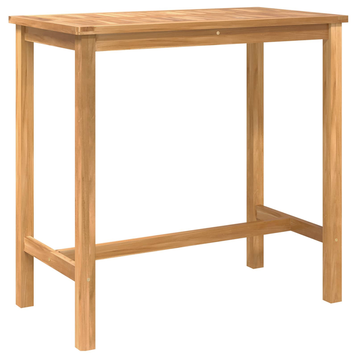 vidaXL Outdoor Bar Set 5 pcs Untreated Solid Teak Wood 3