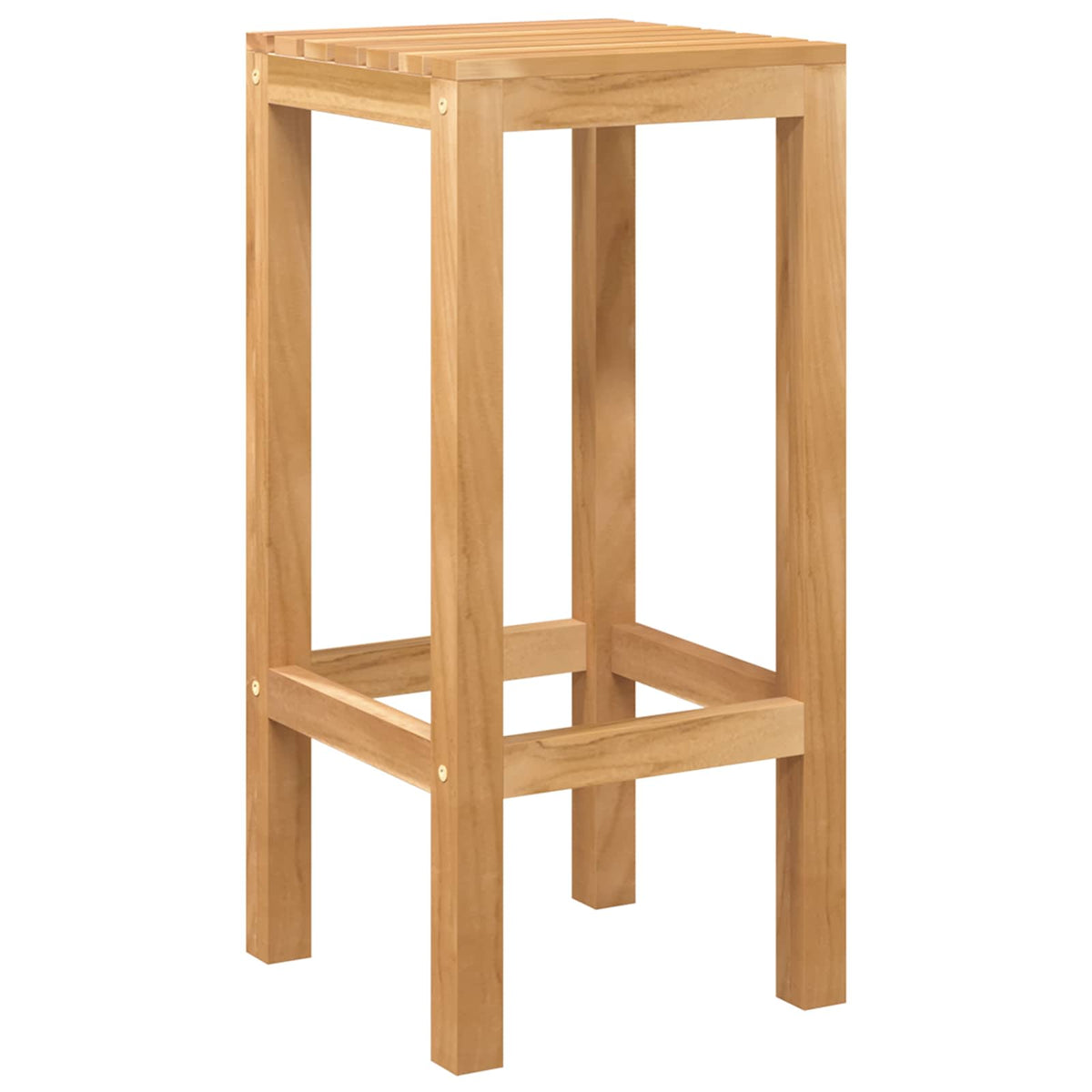 vidaXL Outdoor Bar Set 5 pcs Untreated Solid Teak Wood 4