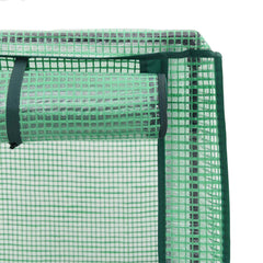 vidaXL Garden Planter with Greenhouse Cover&Wheels 2 pcs Blue Grey PP 5