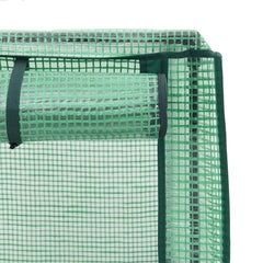 Garden Planter with Greenhouse Cover&Wheels PP with Wheels Height 123 cm Blue grey 80 cm