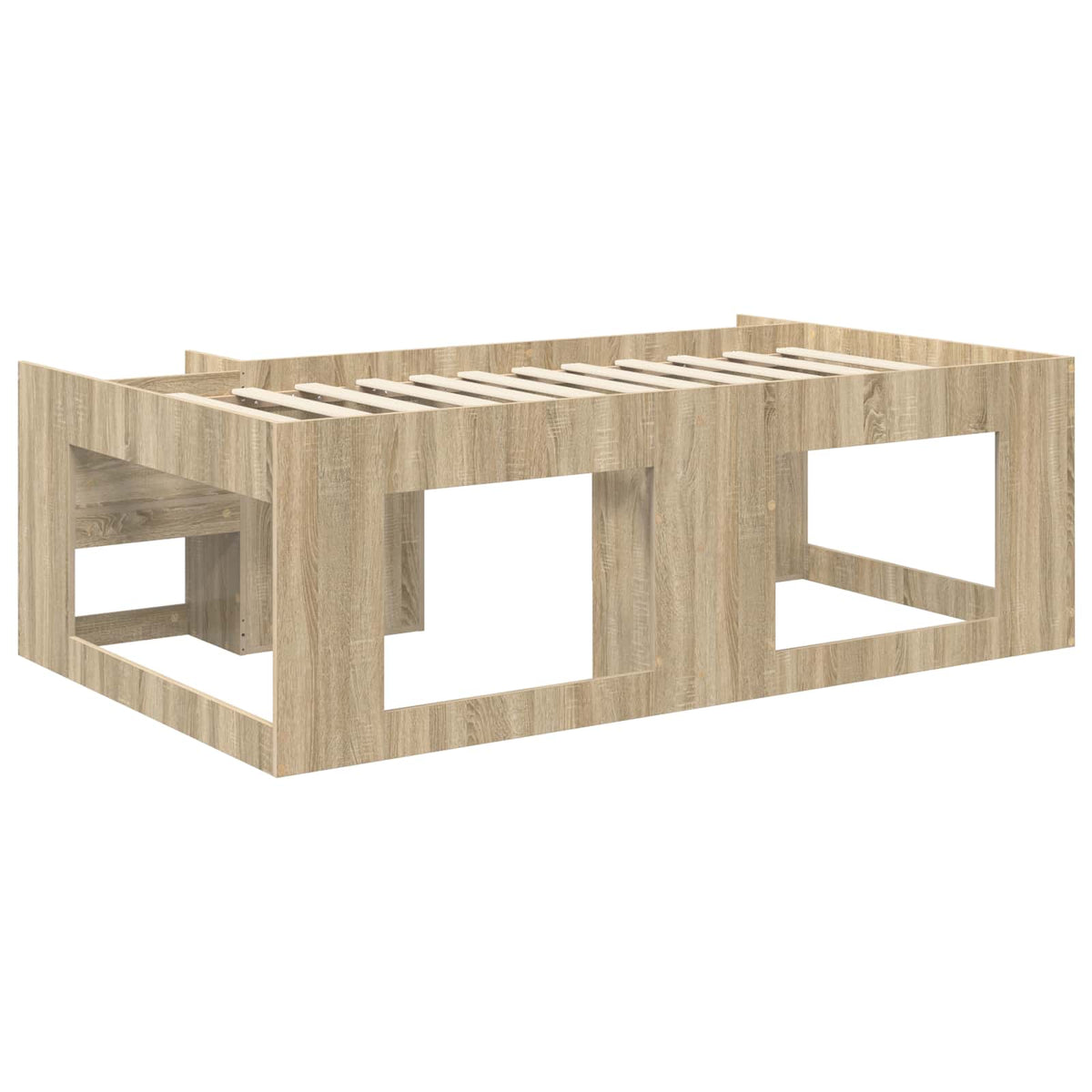 Kids' Bed Frame Engineered Wood Length 190 cm Sonoma oak 90 cm