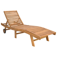 Sun Lounger Polyester Brown without table