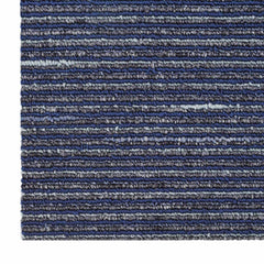 vidaXL Carpet Tile Striped Blue 50 x 50 cm 20 pcs PP and Bitumen 6