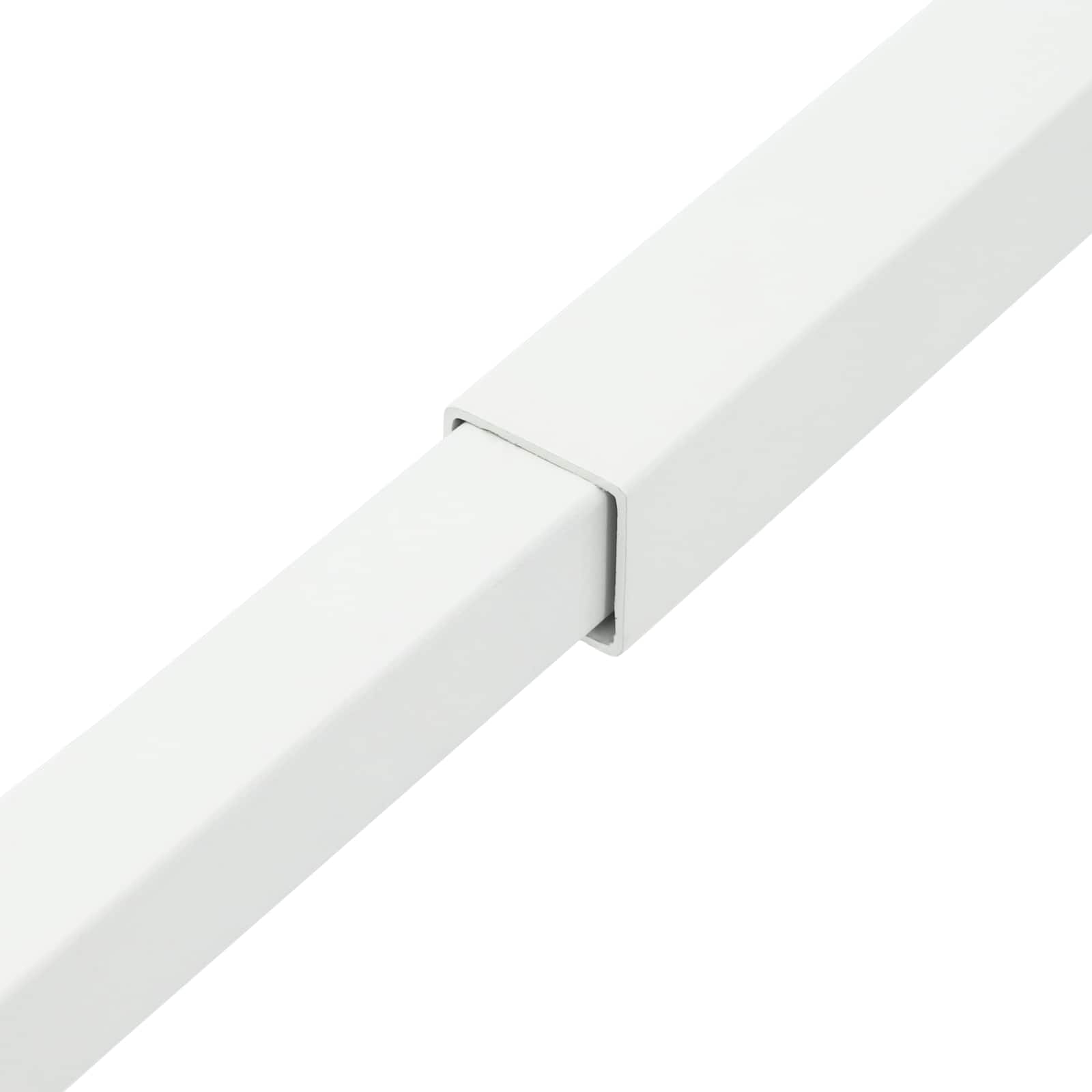 vidaXL Adjustable Window Safety Bar 3 pcs 710 -1200 mm Steel White 4