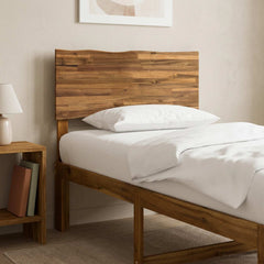 vidaXL Live Edge Headboard ROSTOCK Natural 100 cm Solid Acacia Wood 1