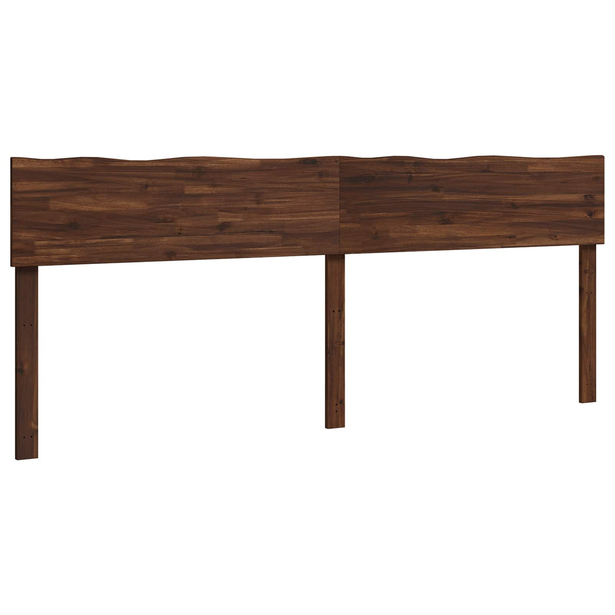 vidaXL Live Edge Headboard ROSTOCK Dark Brown 180 cm Solid Acacia Wood 2