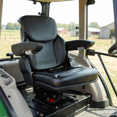 vidaXL Tractor Seat with Suspension Black 60 x 58 x 72 cm 1