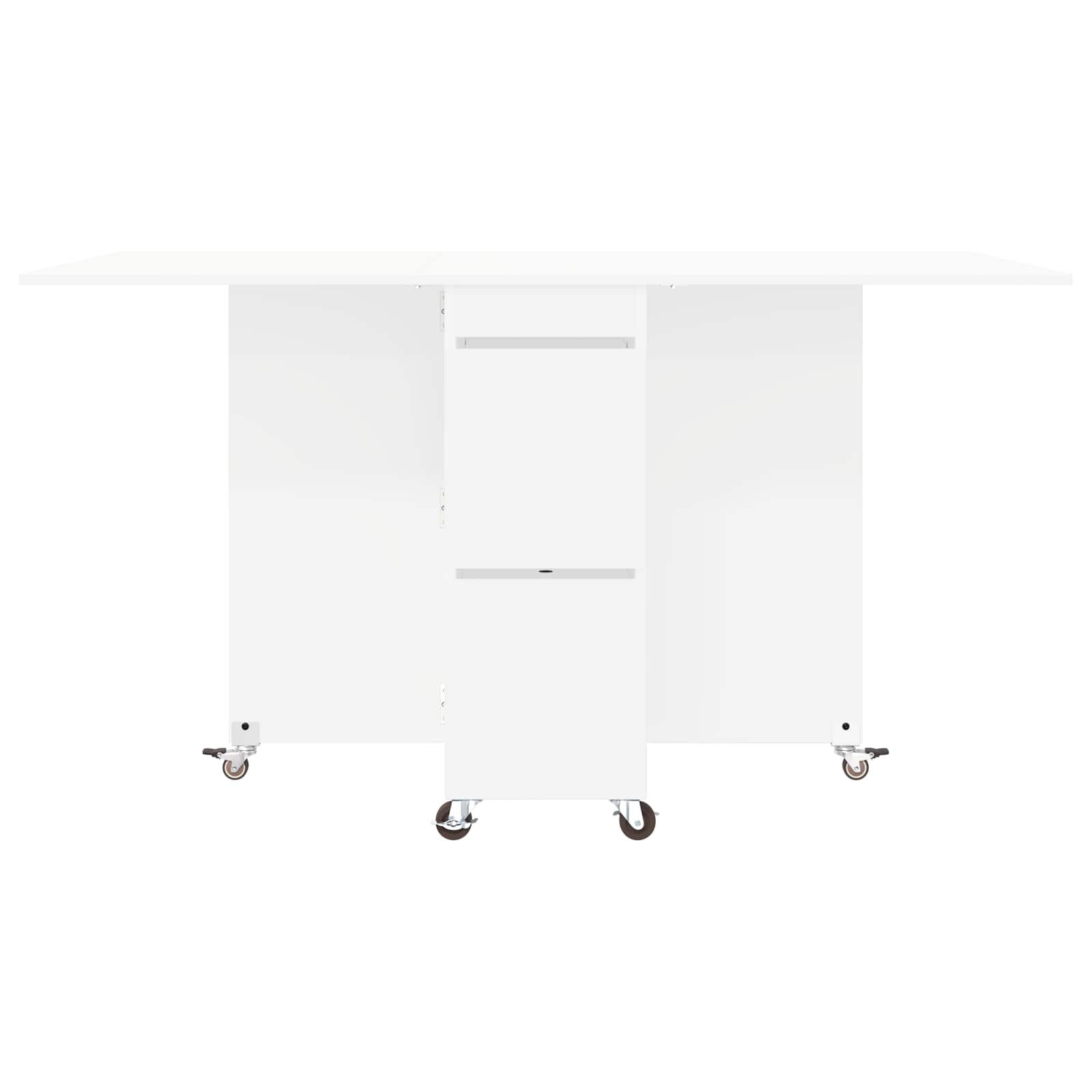 vidaXL Dinning Table 140 x 80 x 77 cm Engineered Wood White 6