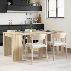 vidaXL Dinning Table 180 x 85 x 75 cm Engineered Wood Sonoma Oak 1