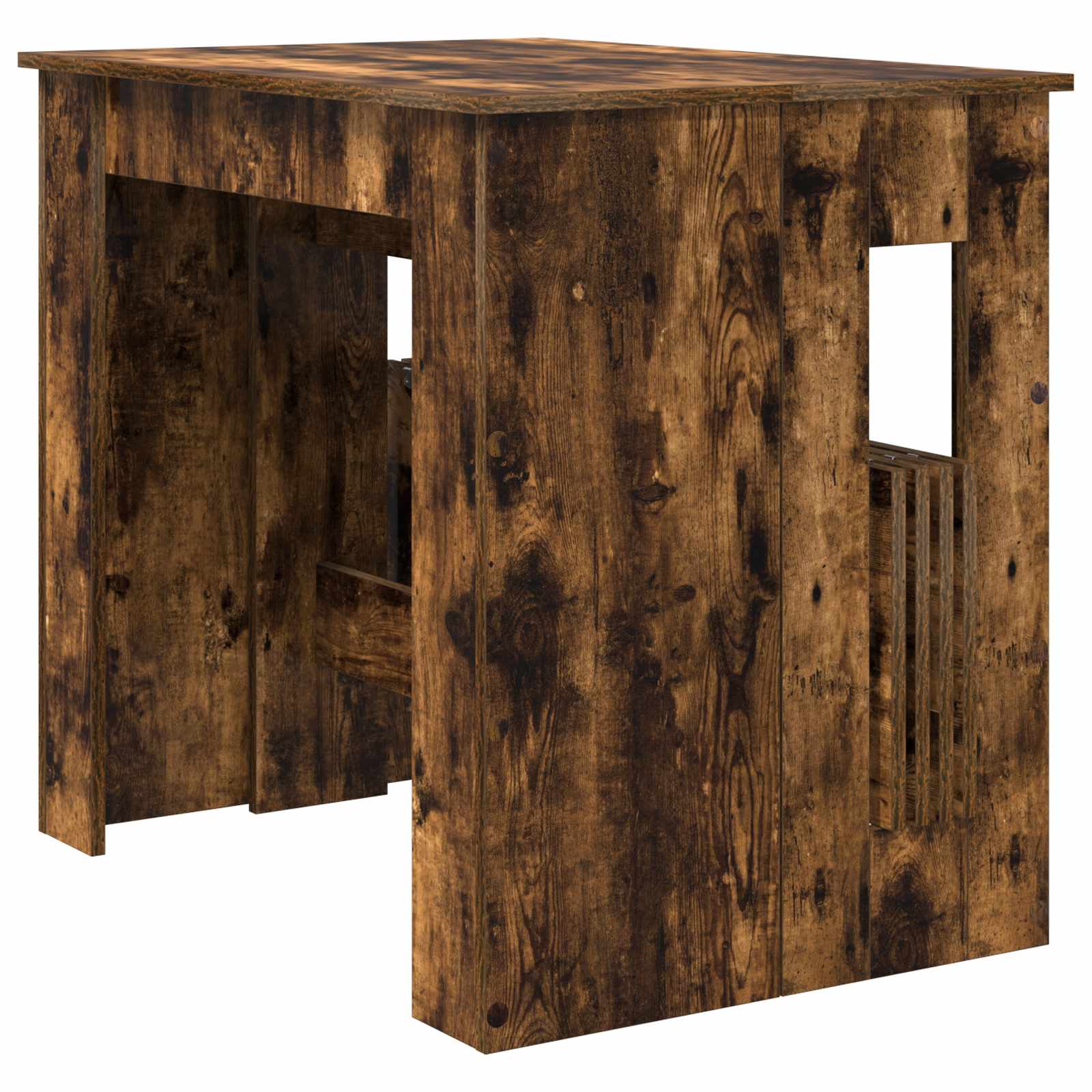 vidaXL Dinning Table 180 x 85 x 75 cm Engineered Wood Smoked Oak 5
