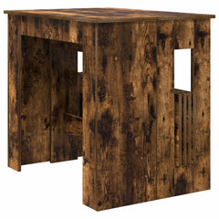vidaXL Dinning Table 180 x 85 x 75 cm Engineered Wood Smoked Oak 5