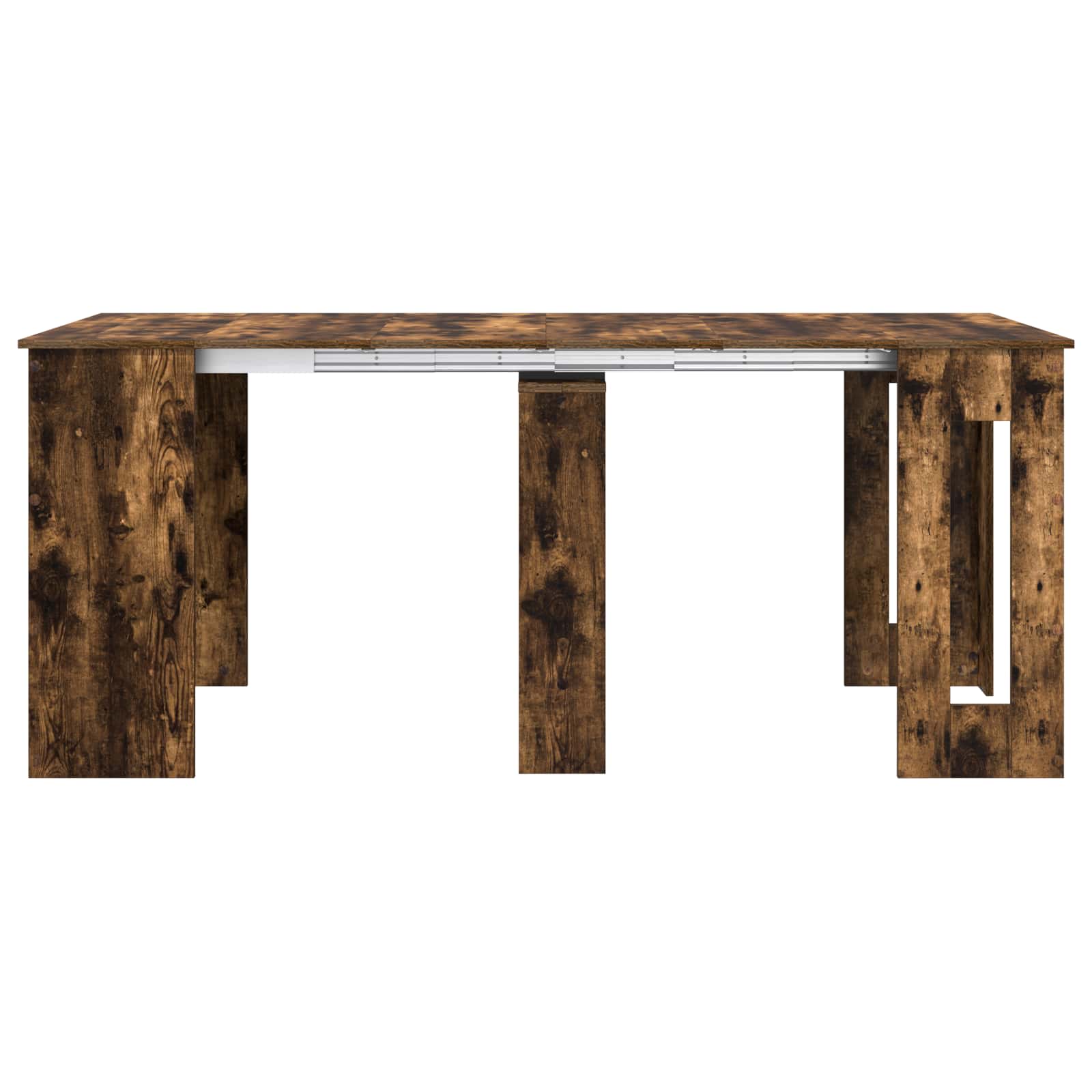 vidaXL Dinning Table 180 x 85 x 75 cm Engineered Wood Smoked Oak 6