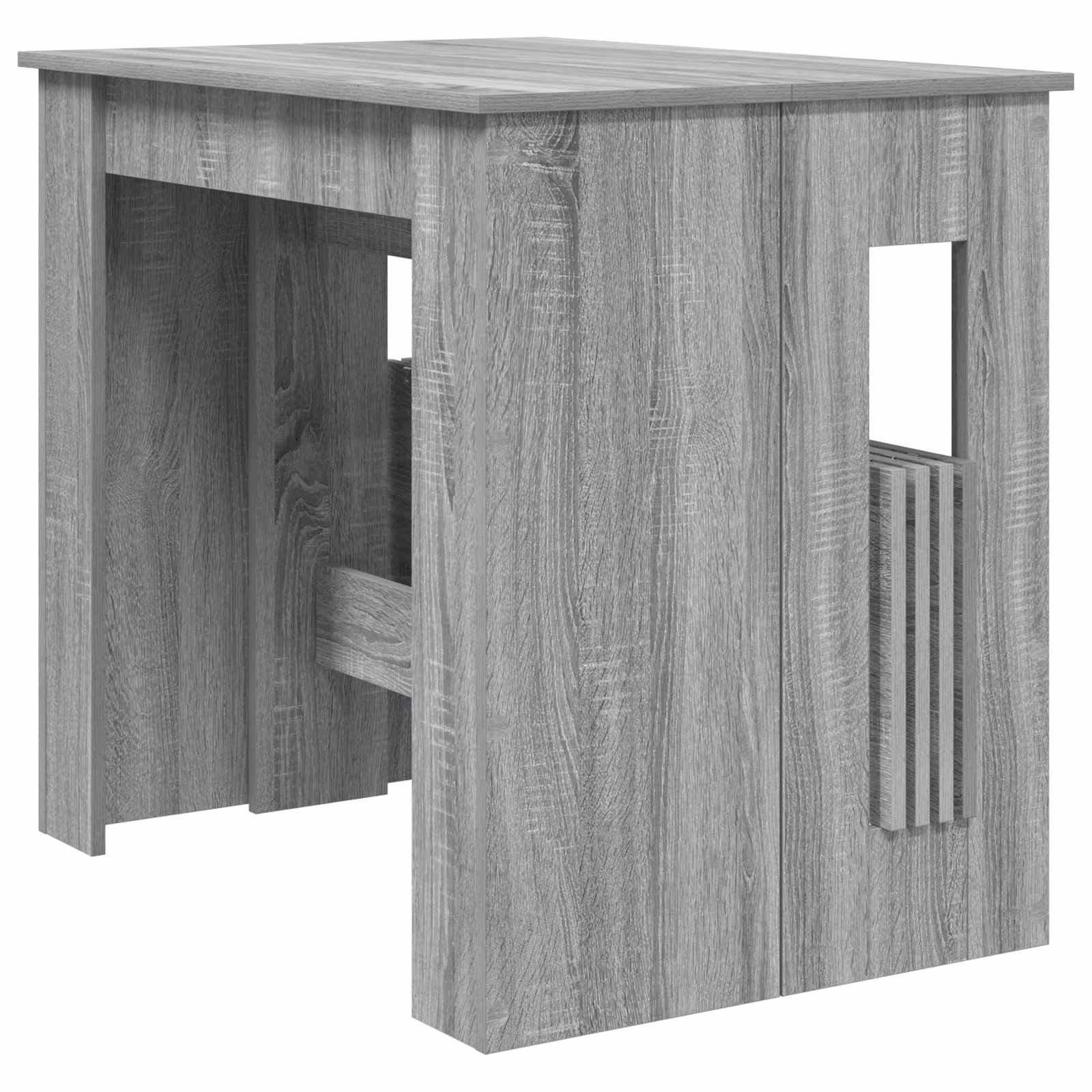 vidaXL Dinning Table 180 x 85 x 75 cm Engineered Wood Grey Sonoma 5