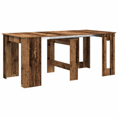 vidaXL Dinning Table 180 x 85 x 75 cm Engineered Wood Old Wood 2