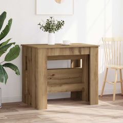 vidaXL Dinning Table Artisan Oak 180 x 85 x 75 cm Engineered Wood 4