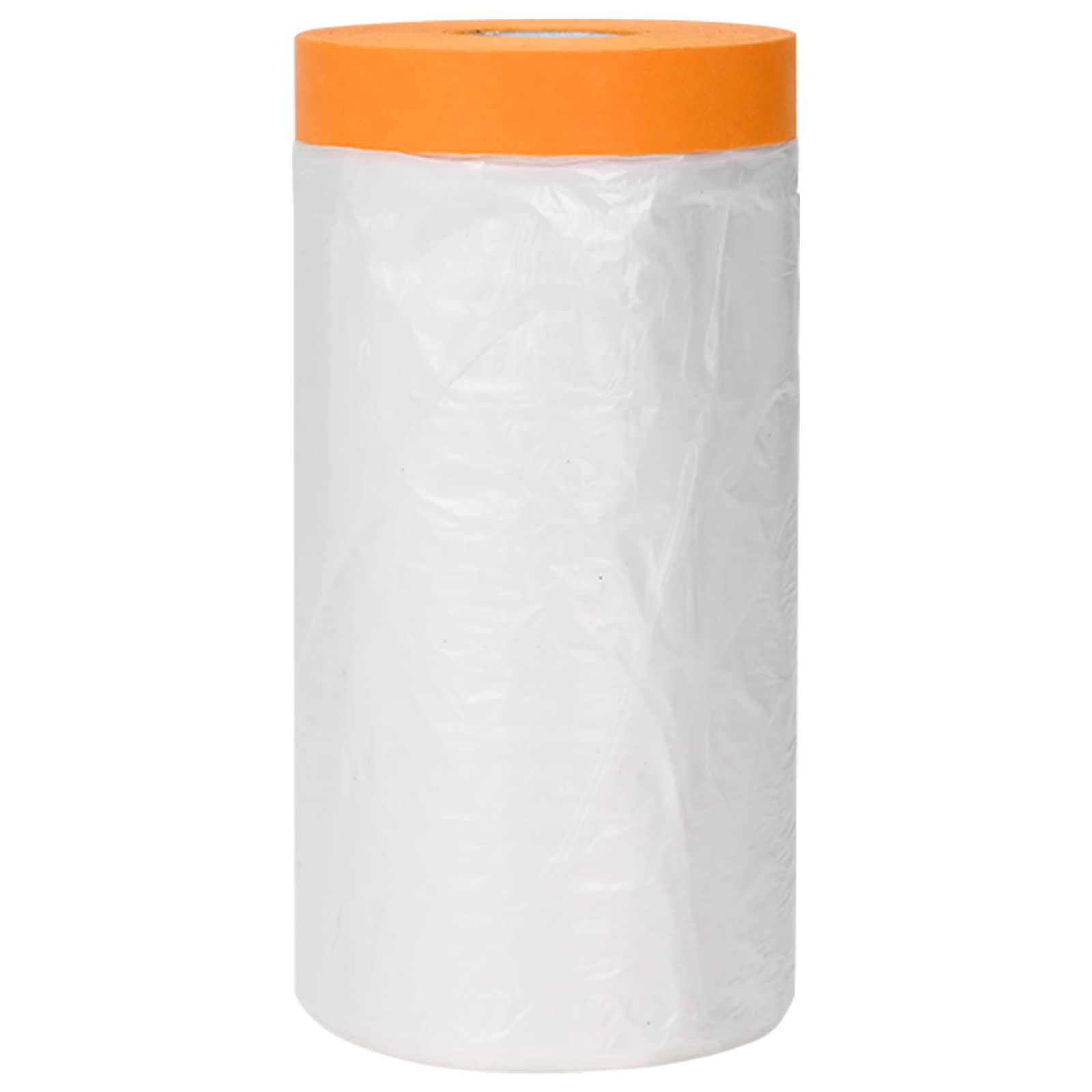 vidaXL Dust Sheet with Adhesive Tape 12 pcs Transparent 140 x 3300 cm 5